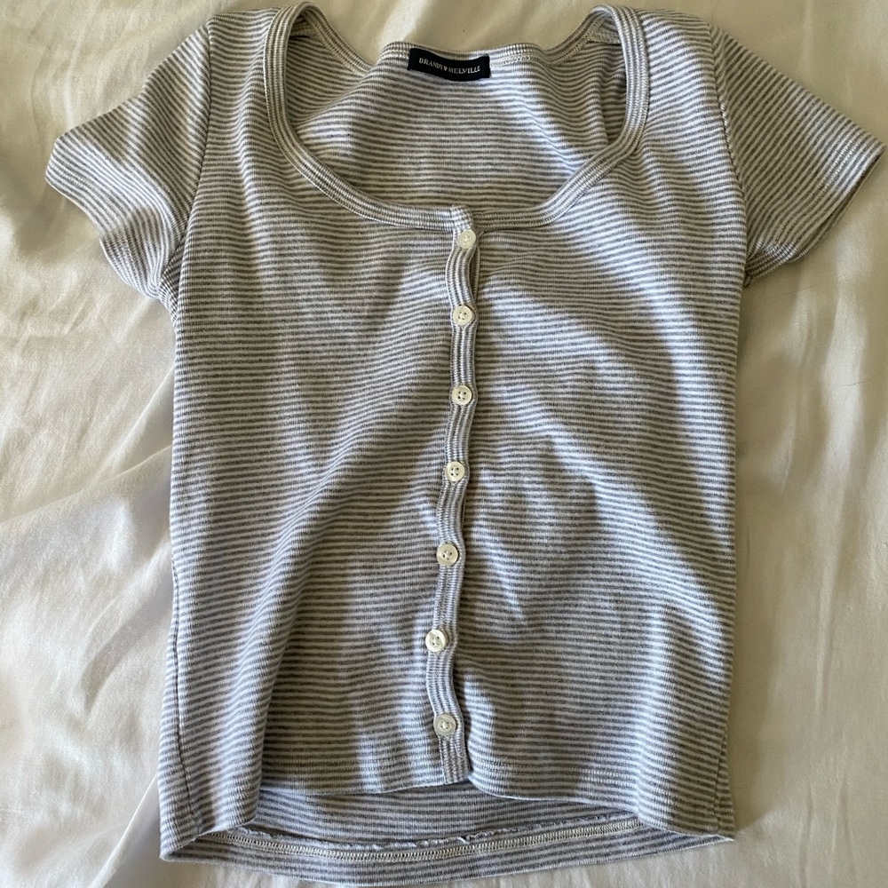 striped zelly brandy top
